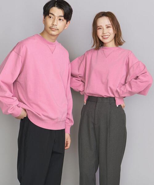 BEAUTY&YOUTH UNITED ARROWS(ビューティーアンドユースユナイテッドアローズ)の「【WEB限定】by ガーメントダイ フェード スウェット(スウェット・メンズ・ネイビー/レッド/ライム/ダークグレー・S/M/L)」の14枚目の写真