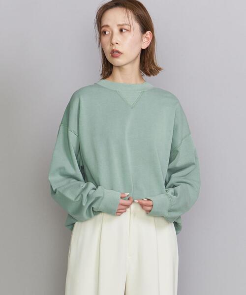 BEAUTY&YOUTH UNITED ARROWS(ビューティーアンドユースユナイテッドアローズ)の「【WEB限定】by ガーメントダイ フェード スウェット(スウェット・メンズ・ネイビー/レッド/ライム/ダークグレー・S/M/L)」の15枚目の写真