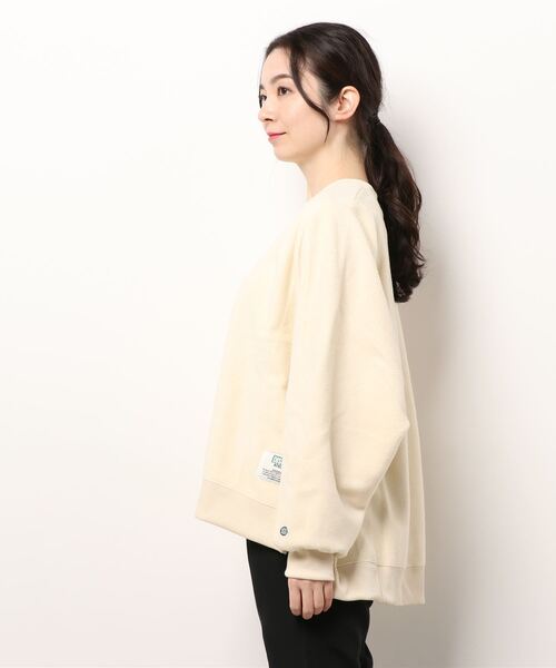 DISCUS ATHLETIC(ディスカス アスレチック)の「DISCUS ATHLETIC ディスカス アスレティック パネル切り替えドルマンスウェット(Tシャツ/カットソー・レディース・オフホワイト/ブラウン/オレンジ/イエロー・M/L)」の6枚目の写真