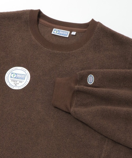 DISCUS ATHLETIC(ディスカス アスレチック)の「DISCUS ATHLETIC ディスカス アスレティック パネル切り替えドルマンスウェット(Tシャツ/カットソー・レディース・オフホワイト/ブラウン/オレンジ/イエロー・M/L)」の3枚目の写真