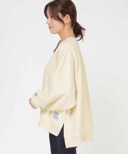 DISCUS ATHLETIC(ディスカス アスレチック)の「DISCUS ATHLETIC ディスカス アスレティック パネル切り替えドルマンスウェット(Tシャツ/カットソー・レディース・オフホワイト/ブラウン/オレンジ/イエロー・M/L)」の21枚目の写真