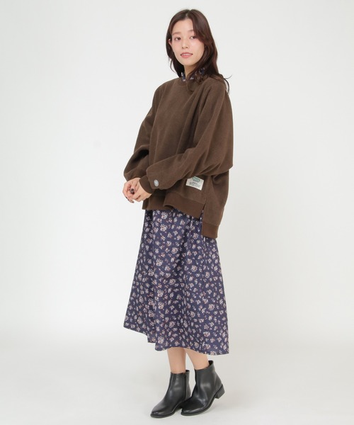 DISCUS ATHLETIC(ディスカス アスレチック)の「DISCUS ATHLETIC ディスカス アスレティック パネル切り替えドルマンスウェット(Tシャツ/カットソー・レディース・オフホワイト/ブラウン/オレンジ/イエロー・M/L)」の14枚目の写真