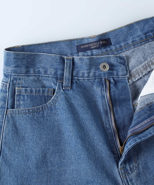 HONEYSUCKLE ROSE（ハニーサックルローズ）の「【HONEYSUCKLE ROSE】バルーンパンツ（デニムパンツ・レディース・ホワイト/ライトインディゴブルー/ダークインディゴブルー・L/M）」の15枚目の写真
