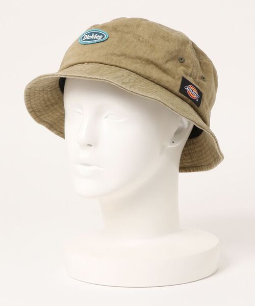 Dickies(ディッキーズ)の「【DICKIES/ディッキーズ】ツイルピグメント加工バケットハット(ハット・メンズ・ベージュ/ネイビー/ブラック/オレンジ・FREE)」の1枚目の写真