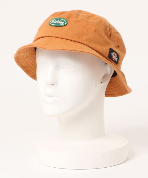 Dickies(ディッキーズ)の「【DICKIES/ディッキーズ】ツイルピグメント加工バケットハット(ハット・メンズ・ベージュ/ネイビー/ブラック/オレンジ・FREE)」の4枚目の写真