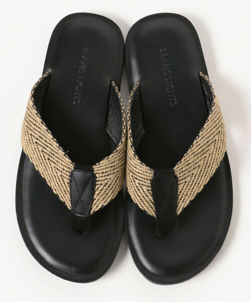 BEAMS LIGHTS（ビームスライツ）の「BEAMS LIGHTS / レザー トング サンダル（サンダル・メンズ・マルチ/ベージュ・S/M/L）」の12枚目の写真