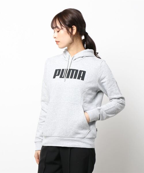 PUMA(プーマ)の「PUMA プーマ ウィメンズ ESS プーマ フーディー TR(パーカー・レディース・ホワイト/ライトグレー/ブラック・SMALL/MEDIUM/LARGE/X-SMALL)」の3枚目の写真