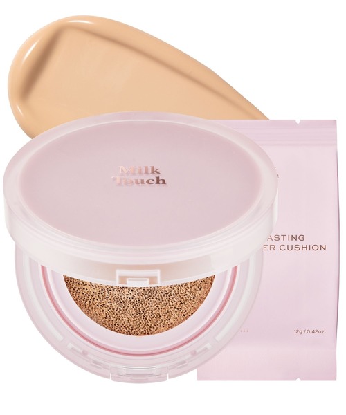 Milk Touch（ミルクタッチ）の「ロングラスティングマットカバークッション（ファンデーション・レディース・N01 Pure Beige/N02 Light Beige/N03 Medium Beige・FREE）」の3枚目の写真
