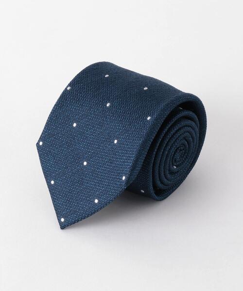 UNITED ARROWS LTD. OUTLET（ユナイテッドアローズアウトレット）の「＜A DAY IN THE LIFE＞メランジ ドットタイ（ネクタイ・メンズ・ネイビー/オリーブ/ベージュ/グレー・FREE）」の4枚目の写真