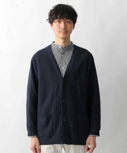 GLOBAL WORK（グローバルワーク）の「コウキンカノコカーデ/264122（カーディガン/ボレロ・メンズ・イエロー系その他7/ライトグリーン/ネイビー・LARGE/MEDIUM/X-LARGE/SMALL）」の13枚目の写真