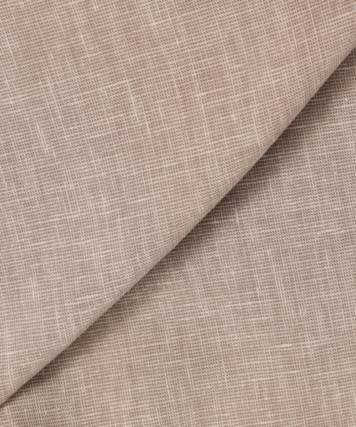 Noble 麻 ストレッチ ダブル ブレスト ジャケット ブラウン 34 美品 Noble（ノーブル）の「麻ストレッチダブルブレストジャケット