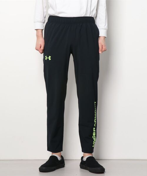 UNDER ARMOUR（アンダーアーマー）の「アンダーアーマー  UA Summer Woven Pant（その他パンツ・メンズ・ブラック/ブラック×グリーン・3L/S/M/L/LL）」の2枚目の写真