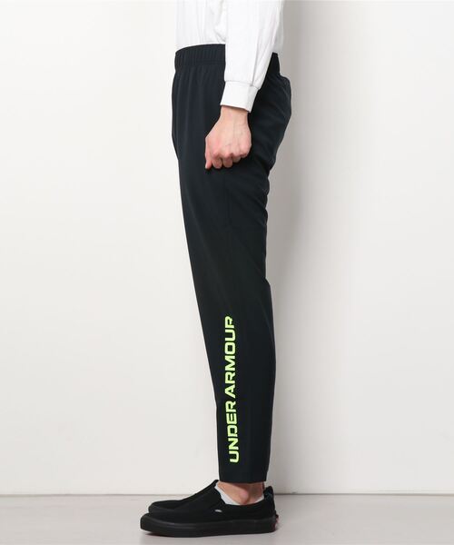 UNDER ARMOUR（アンダーアーマー）の「アンダーアーマー  UA Summer Woven Pant（その他パンツ・メンズ・ブラック/ブラック×グリーン・3L/S/M/L/LL）」の4枚目の写真