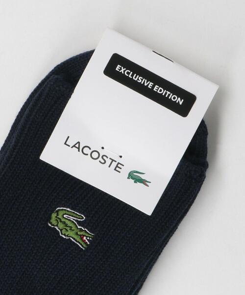 LACOSTE（ラコステ）の「【別注】 ＜LACOSTE（ラコステ）＞ RIB SOCKS/ソックス（ソックス/靴下・メンズ・ネイビー/ホワイト・FREE）」の4枚目の写真