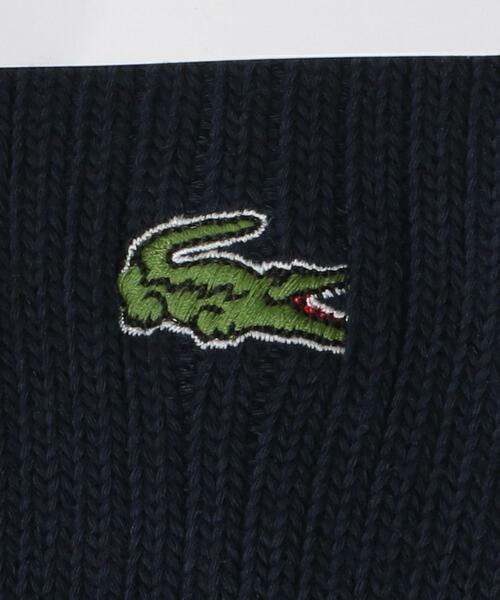 LACOSTE（ラコステ）の「【別注】 ＜LACOSTE（ラコステ）＞ RIB SOCKS/ソックス（ソックス/靴下・メンズ・ネイビー/ホワイト・FREE）」の5枚目の写真