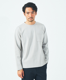 ABAHOUSE GRAY | シルケット ポンチ 長袖 Tシャツ(Tシャツ/カットソー)