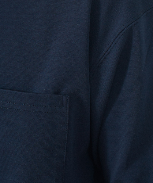 ABAHOUSE GRAY(アバハウスグレイ)の「シルケット ポンチ 長袖 Tシャツ(Tシャツ/カットソー・メンズ・ホワイト/ブラック/ネイビー/モカ/グレイッシュベージュ・46/48)」の13枚目の写真