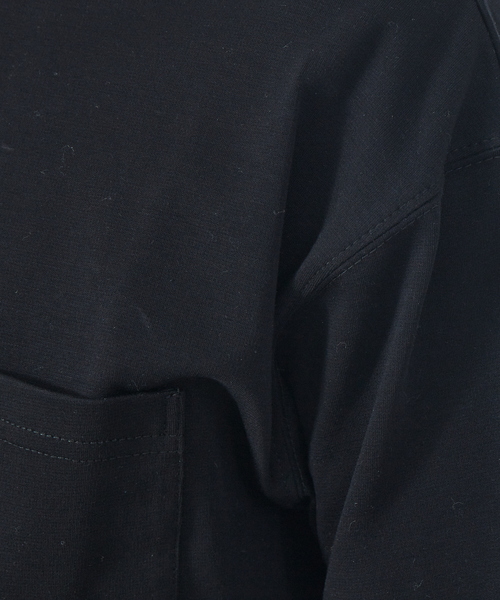 ABAHOUSE GRAY(アバハウスグレイ)の「シルケット ポンチ 長袖 Tシャツ(Tシャツ/カットソー・メンズ・ホワイト/ブラック/ネイビー/モカ/グレイッシュベージュ・46/48)」の17枚目の写真