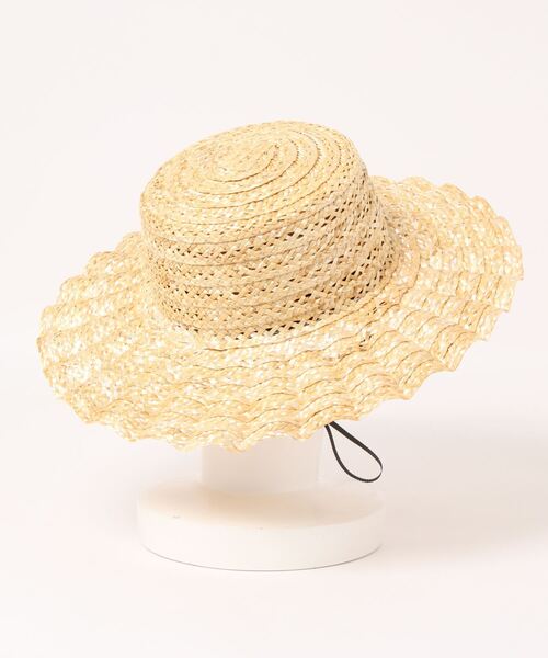 N.（N. Natural Beauty Basic）（エヌエヌナチュラルビューティーベーシック）の「【Ｃａｓｓｅｌｉｎｉ】透かしなみなみＨＡＴ（ハット・レディース・ブラック/ベージュ・FREE）」の5枚目の写真