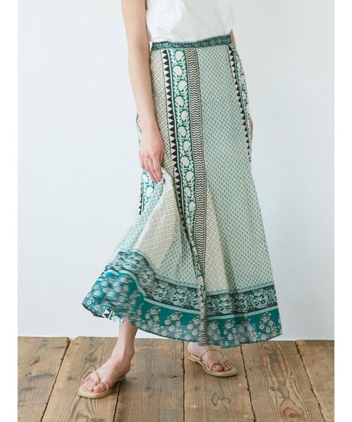 Ungrid（アングリッド）の「エスニックマーメイドスカート（スカート・レディース・レッド/グリーン・FREE）」の21枚目の写真