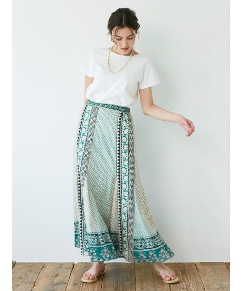 Ungrid（アングリッド）の「エスニックマーメイドスカート（スカート・レディース・レッド/グリーン・FREE）」の19枚目の写真