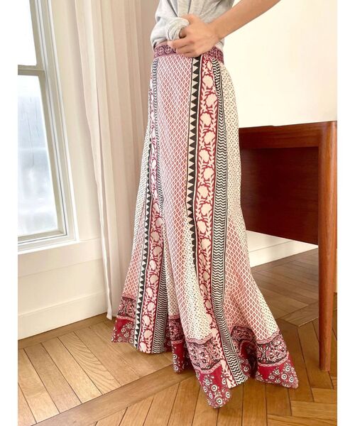 Ungrid（アングリッド）の「エスニックマーメイドスカート（スカート・レディース・レッド/グリーン・FREE）」の16枚目の写真