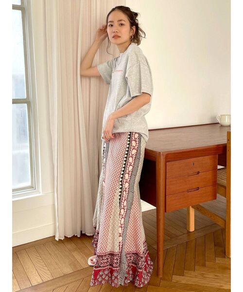 Ungrid（アングリッド）の「エスニックマーメイドスカート（スカート・レディース・レッド/グリーン・FREE）」の14枚目の写真