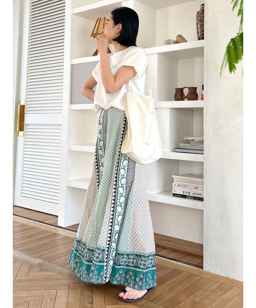 Ungrid（アングリッド）の「エスニックマーメイドスカート（スカート・レディース・レッド/グリーン・FREE）」の12枚目の写真