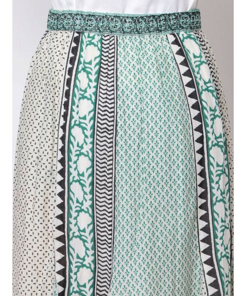Ungrid（アングリッド）の「エスニックマーメイドスカート（スカート・レディース・レッド/グリーン・FREE）」の6枚目の写真