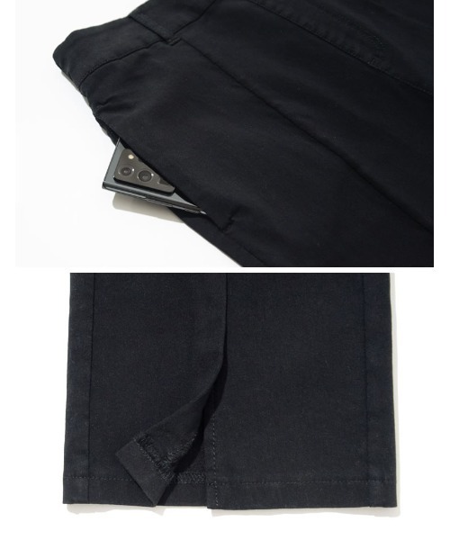 Re:EDIT（リエディ）の「[低身長/高身長サイズ有]スーパーストレッチセンタースリットレギンスパンツ（その他パンツ・レディース・ブラック・SMALL/MEDIUM/LARGE/TALL/AM/AS）」の3枚目の写真