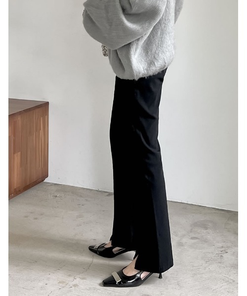 Re:EDIT（リエディ）の「[低身長/高身長サイズ有]スーパーストレッチセンタースリットレギンスパンツ（その他パンツ・レディース・ブラック・SMALL/MEDIUM/LARGE/TALL/AM/AS）」の17枚目の写真