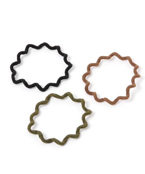 GLOBAL WORK（グローバルワーク）の「AND YUA ANY/3セットヘアゴム/279503（ヘアゴム・キッズ・ブラック/ピンク/オレンジ・FREE）」の5枚目の写真