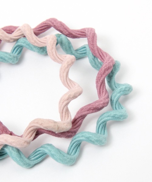 GLOBAL WORK（グローバルワーク）の「AND YUA ANY/3セットヘアゴム/279503（ヘアゴム・キッズ・ブラック/ピンク/オレンジ・FREE）」の7枚目の写真