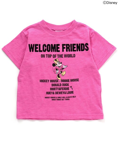 Disney（ディズニー）の「ディズニーキャラクター Tシャツ（Tシャツ/カットソー・キッズ・オフホワイト/サックスブルー/イエロー/グリーン/ピンク・110/80/130/100/120/90）」の5枚目の写真