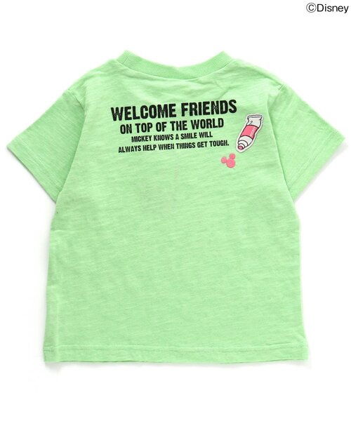 Disney（ディズニー）の「ディズニーキャラクター Tシャツ（Tシャツ/カットソー・キッズ・オフホワイト/サックスブルー/イエロー/グリーン/ピンク・110/80/130/100/120/90）」の20枚目の写真