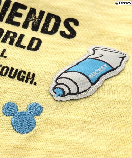 Disney（ディズニー）の「ディズニーキャラクター Tシャツ（Tシャツ/カットソー・キッズ・オフホワイト/サックスブルー/イエロー/グリーン/ピンク・110/80/130/100/120/90）」の18枚目の写真
