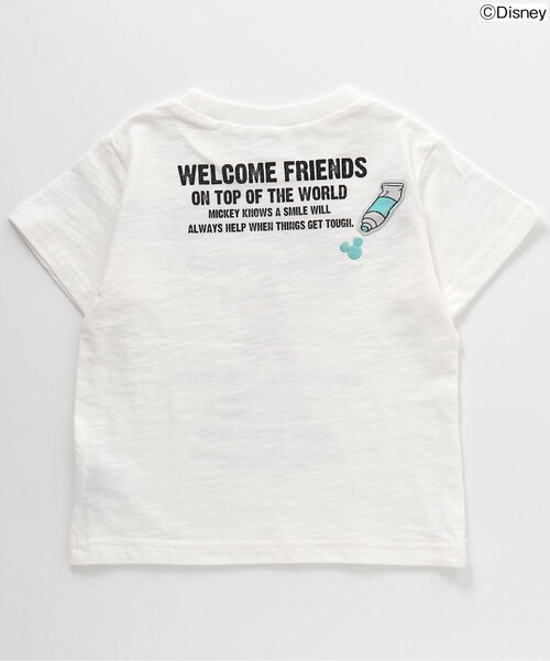 Disney（ディズニー）の「ディズニーキャラクター Tシャツ（Tシャツ/カットソー・キッズ・オフホワイト/サックスブルー/イエロー/グリーン/ピンク・110/80/130/100/120/90）」の13枚目の写真
