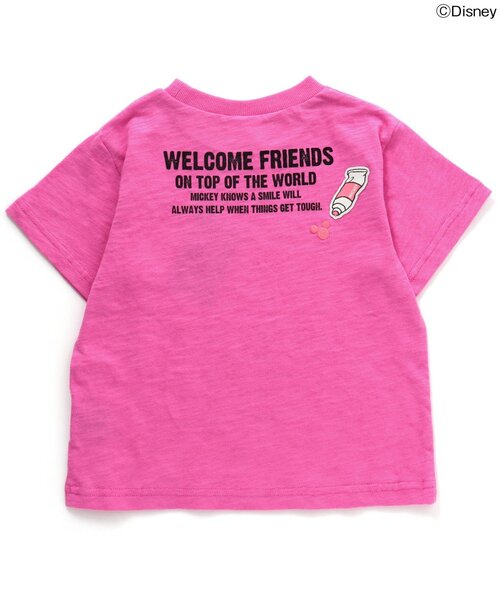 Disney（ディズニー）の「ディズニーキャラクター Tシャツ（Tシャツ/カットソー・キッズ・オフホワイト/サックスブルー/イエロー/グリーン/ピンク・110/80/130/100/120/90）」の12枚目の写真