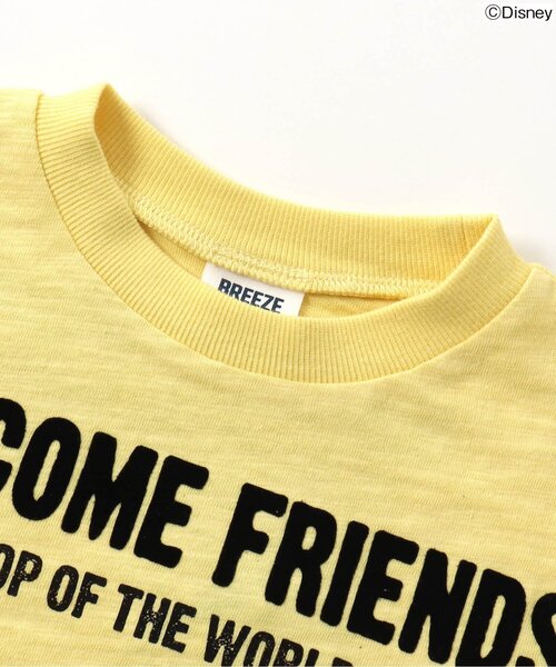 Disney（ディズニー）の「ディズニーキャラクター Tシャツ（Tシャツ/カットソー・キッズ・オフホワイト/サックスブルー/イエロー/グリーン/ピンク・110/80/130/100/120/90）」の9枚目の写真
