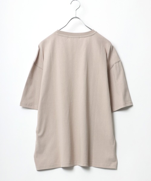 U.S. POLO ASSN.(ユーエスポロアッスン)の「「ユニセックス」U.S. POLO ASSN.(ユーエスポロアッスン)ブランドワンポイントロゴ刺繍 無地Tシャツ/半袖トップス メンズ レディース(Tシャツ/カットソー・メンズ・ホワイト/ブラック/ネイビー/サックスブルー/ダークグリーン/ベージュ・LL/M/L)」の12枚目の写真