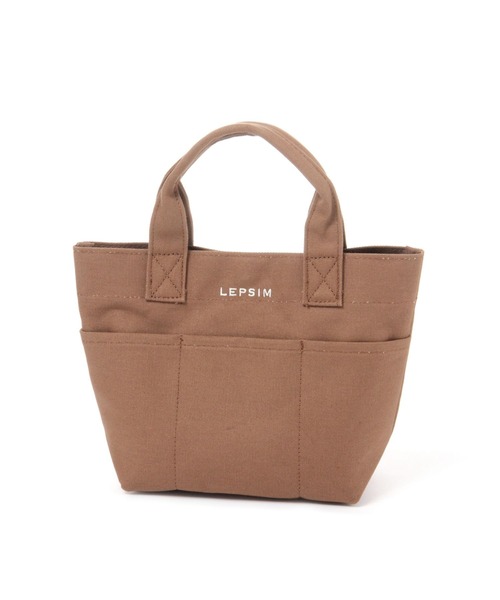 LEPSIM（レプシィム）の「キャンバスBASICトートバッグ [S]　276766（トートバッグ・レディース・ブラウン/グレー/アイボリー・ONE SIZE）」の9枚目の写真