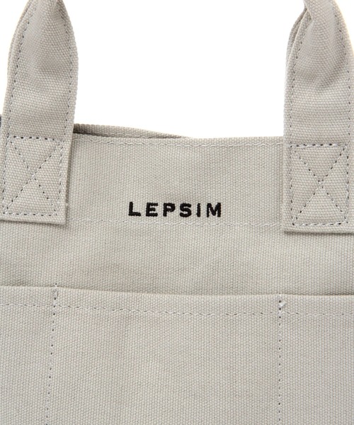 LEPSIM（レプシィム）の「キャンバスBASICトートバッグ [S]　276766（トートバッグ・レディース・ブラウン/グレー/アイボリー・ONE SIZE）」の10枚目の写真