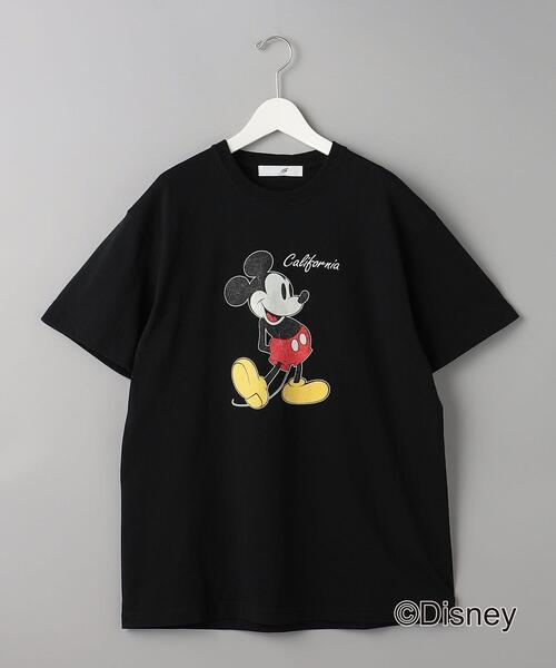 south for F 17-6（サウスフォーエフセブンティーシックス）の「【別注】＜south for F＞ C/MICKEY/Tシャツ（Tシャツ/カットソー・メンズ・ホワイト/ブラック・M/L/S/XL）」の2枚目の写真