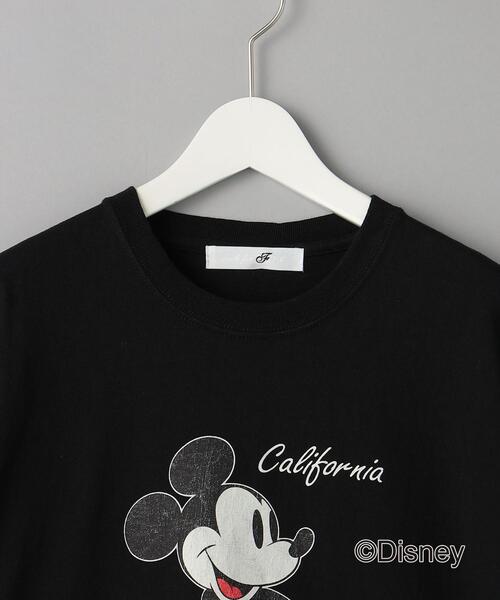 south for F 17-6（サウスフォーエフセブンティーシックス）の「【別注】＜south for F＞ C/MICKEY/Tシャツ（Tシャツ/カットソー・メンズ・ホワイト/ブラック・M/L/S/XL）」の4枚目の写真