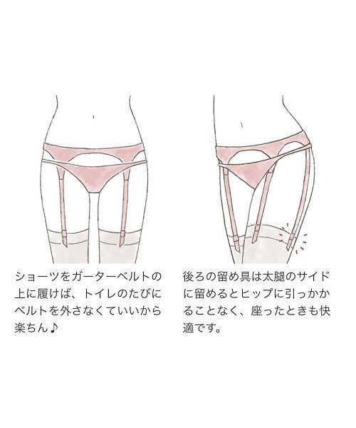 ANNEBRA(アンブラ)の「Parrots レースガーターベルト(その他アンダーウェア/インナー・レディース・パープル/ブルー・FREE)」の19枚目の写真