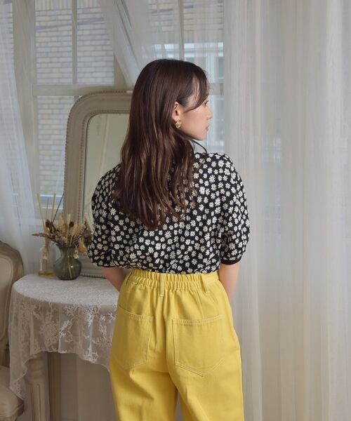 ems excite(エムズエキサイト)の「デイジー半袖カット(Tシャツ/カットソー・レディース・ブラック/パープル/ブルー・FREE)」の10枚目の写真