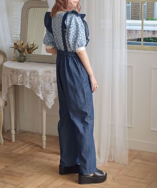 ems excite(エムズエキサイト)の「デイジー半袖カット(Tシャツ/カットソー・レディース・ブラック/パープル/ブルー・FREE)」の16枚目の写真