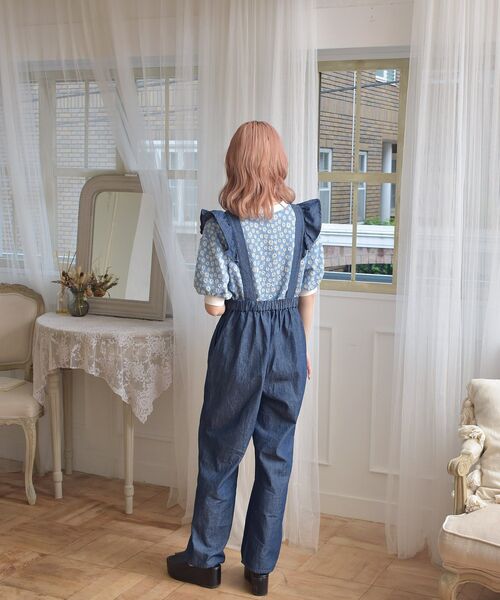 ems excite(エムズエキサイト)の「デイジー半袖カット(Tシャツ/カットソー・レディース・ブラック/パープル/ブルー・FREE)」の18枚目の写真