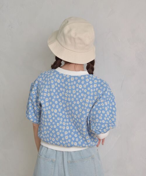 ems excite(エムズエキサイト)の「デイジー半袖カット(Tシャツ/カットソー・レディース・ブラック/パープル/ブルー・FREE)」の21枚目の写真