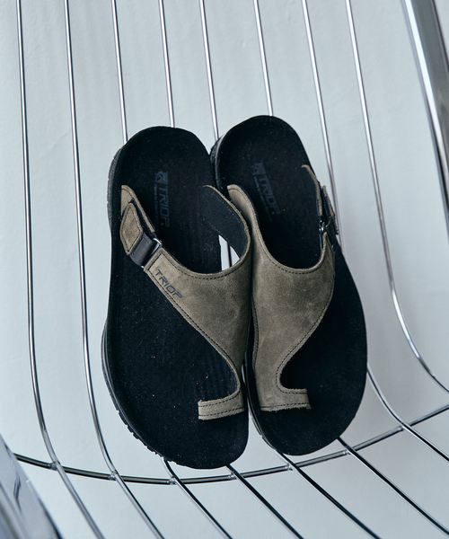 TRIOP （トリオプ）の「【TRIOP / トリオプ】別注 ZENI SLIPPER（サンダル・メンズ・ブラック/グリーン/キャメル・26cm/27cm/28cm/29cm）」の18枚目の写真
